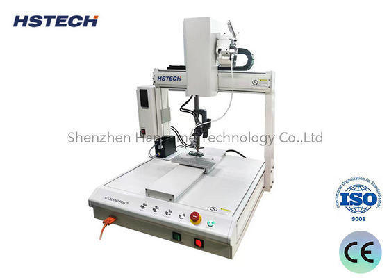 Robot automatico di saldatura per scrivania con depuratore di smog per la depurazione dell'aria