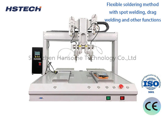 Un buon prezzo. Taiwan Hiwin Linear Guide Solder Robot con pulizia automatica e allineamento della testa in ferro in linea