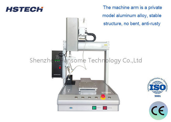 Robot di saldatura automatico con testa di saldatura multidirezionale per l'assemblaggio di PCB