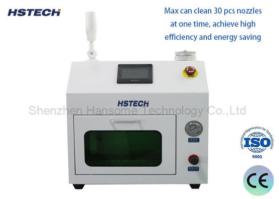 Un buon prezzo. Attrezzatura per la pulizia degli ugelli SMT Touch Screen Pulitore per ugelli SMT con controllo distribuito PLC In linea