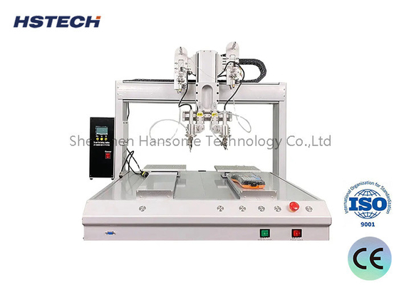Un buon prezzo. Automatic Soldering Robot Tabletop Soldering Machine con doppia piattaforma e motore stepper in linea