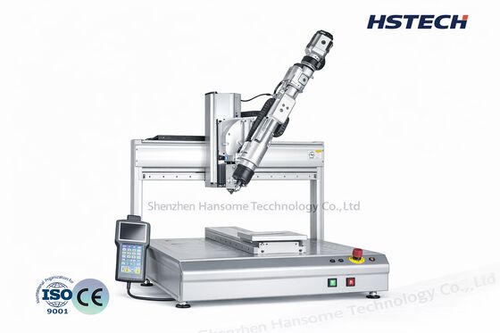 Macchina di distribuzione di PCB guidata da visione automatica da scrivania con colla AB per l'assemblaggio di PCB