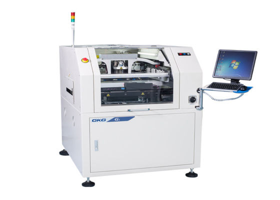 Un buon prezzo. GKG SMT Stensil Printer Machine Windows Operation Tower Light Precisione di 0,01 mm in linea