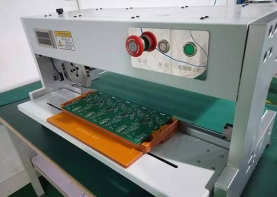 500-800μM Equipaggiamento per la ripartizione dei pannelli PCB a bassa forza di sollecitazione Moving Circular Blade AC 110/220V