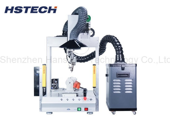 Purificazione dell'aria Robot di saldatura automatico a 4 assi a punta singola con smog cleaner